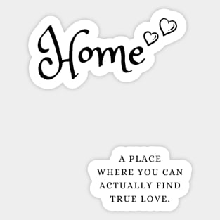 Home Sticker